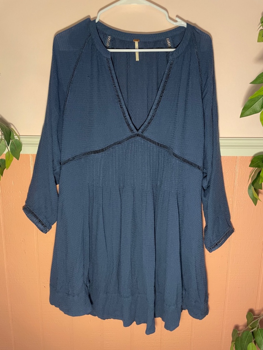 Free People Blue Dress